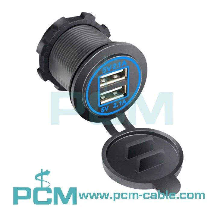 Duale USB-Ladebuchse Steckdose
