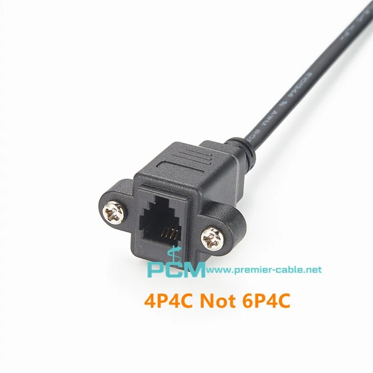RJ9 4P4C Headset Extension Cable