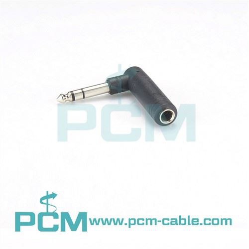 1/4 Zoll TRS-Adapter Stecker auf Buchse Audioanschluss