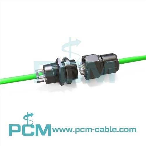 IP67 RJ45-Durchführungskoppler