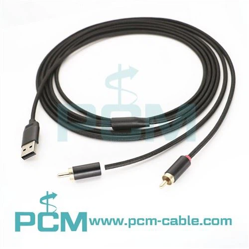 Wie schließe ich RCA-Kabel an einen Verstärker an?