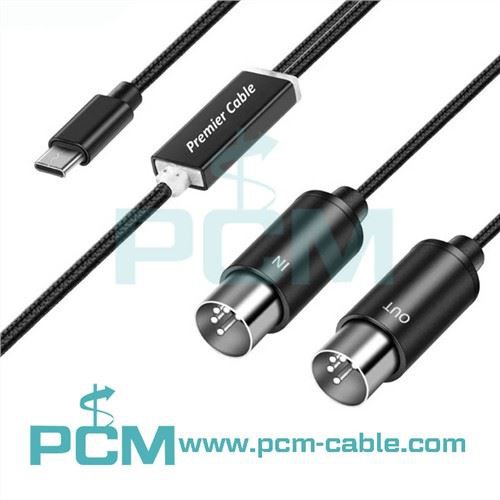 USB-C-MIDI-Schnittstellenkabel
