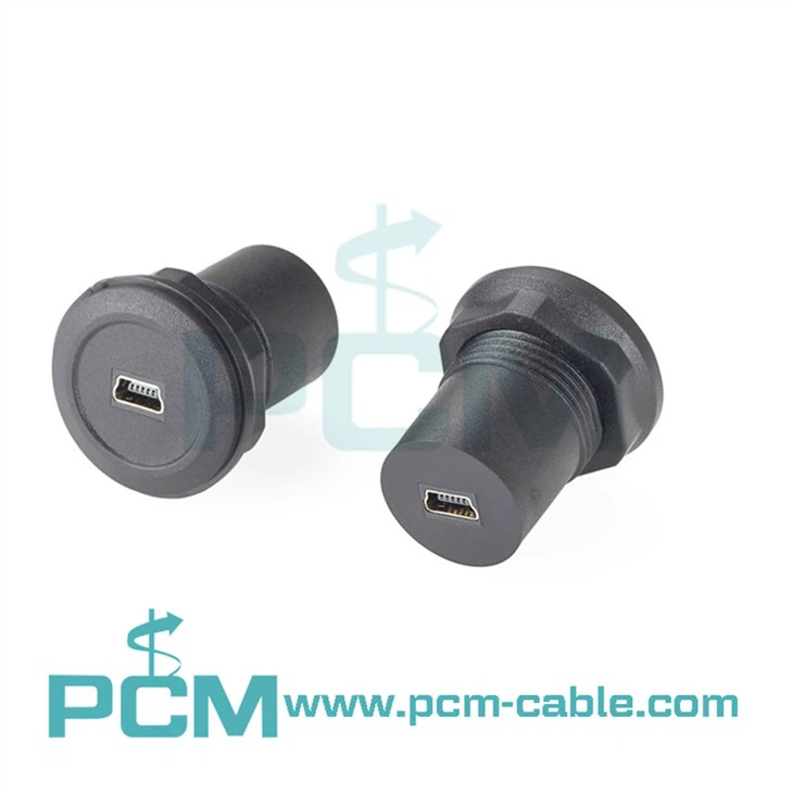 MINI USB-Einbaubuchse 22mm