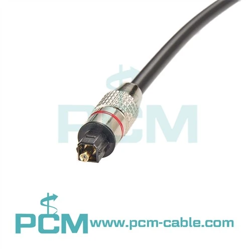 6 mm optisches Toslink-Glasfaserkabel für digitales Audio