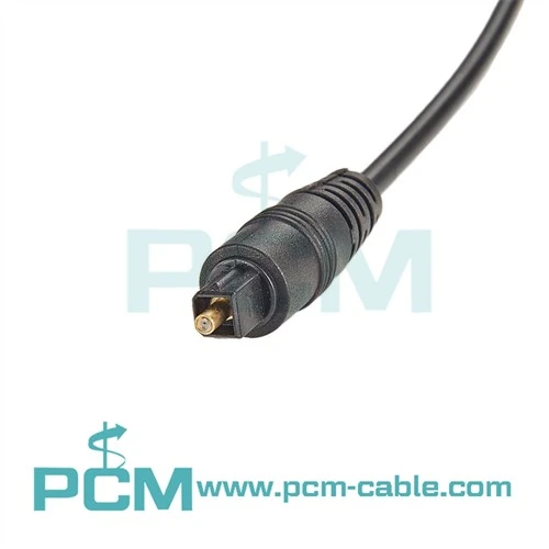 CL3-zertifiziertes digitales optisches Audio-Toslink-Kabel, Glasfaserkabel