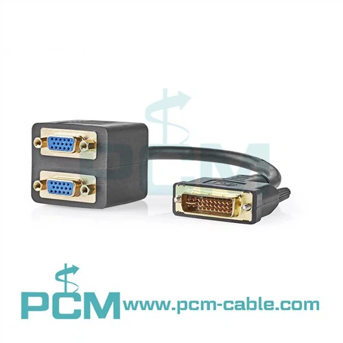 DVI-auf-Dual-VGA-Y-Splitter-Kabel