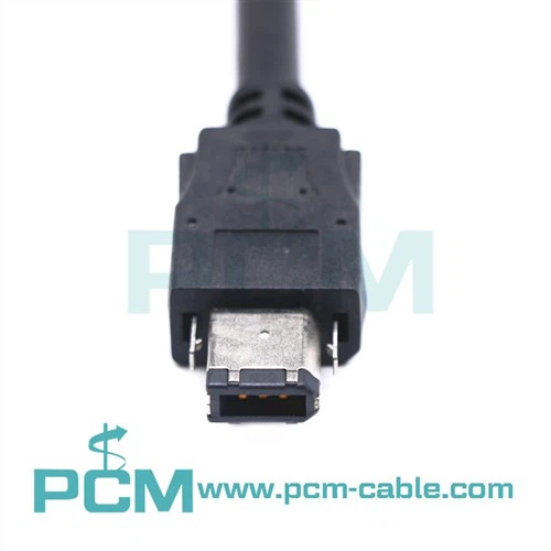 Kamera-IEEE1394-Firewire-400-Anschlusskabel mit Rändelschrauben