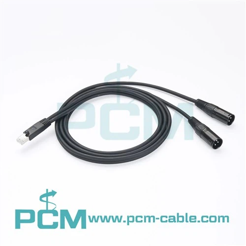 RJ45-Stecker auf XLR-Stecker-Audiokabel