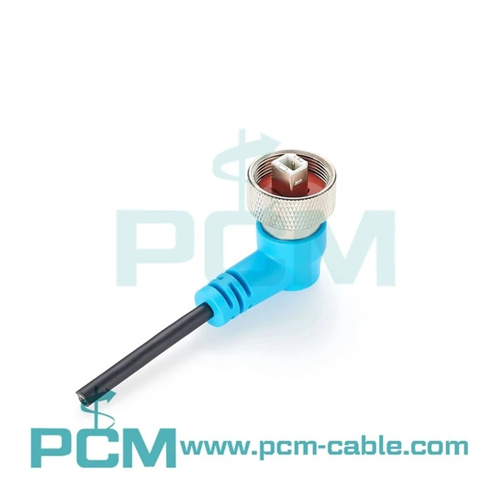90 degree angled usb type B waterproof cable