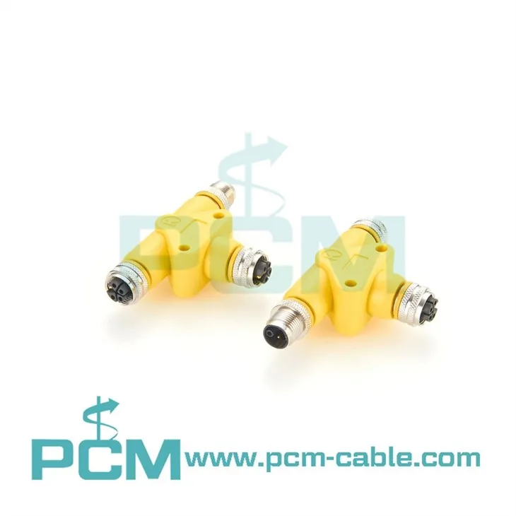 K-coded M12 Power splitter for high ampere and voltage