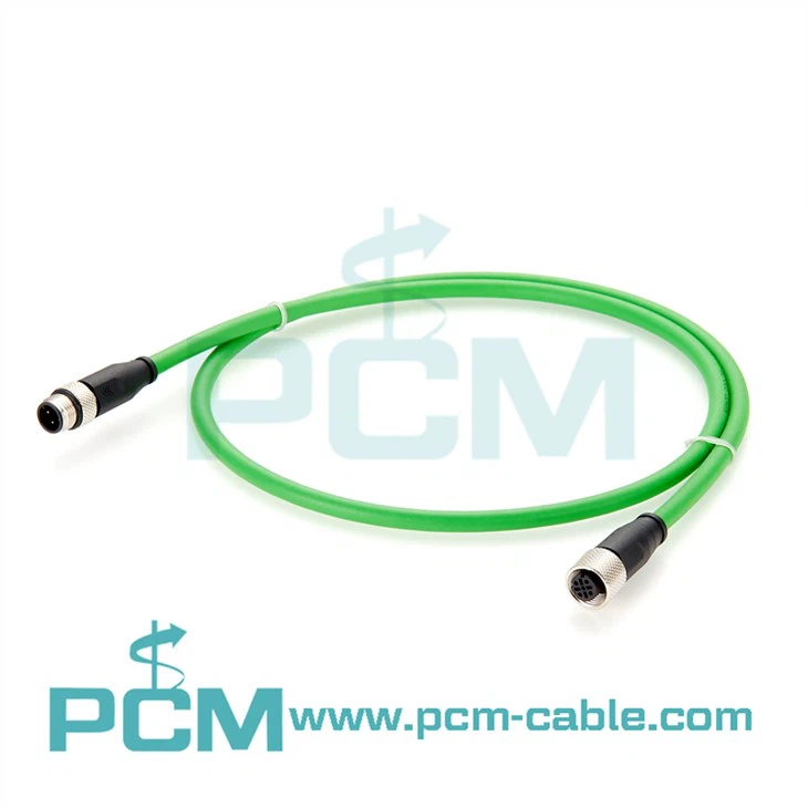ProfiNet-Kabel M12 D-Code 4-poliges Stecker-Buchse-Kabel