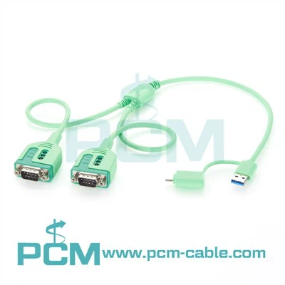 2-Port-USB-zu-Seriell-Adapterkabel