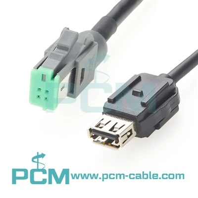 Automotive Kabelbaum HRS GT 17 4 P zum USB -Kabel