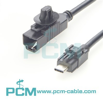 Hsautolink USCAR USB -Kabelbaugruppen mit USB C -Steckern