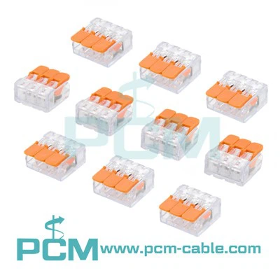 Quick Wire-Kabelsteckverbinder Kompakte Verkabelung Push-in-Splitter-Klemmenblock