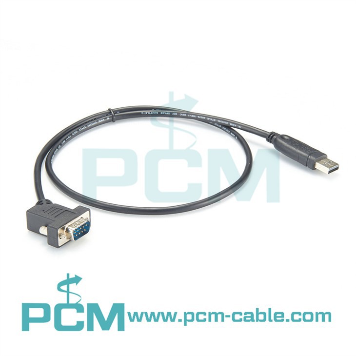 USB-zu-RS232-Seriellkabel, 45 Grad abgewinkelt